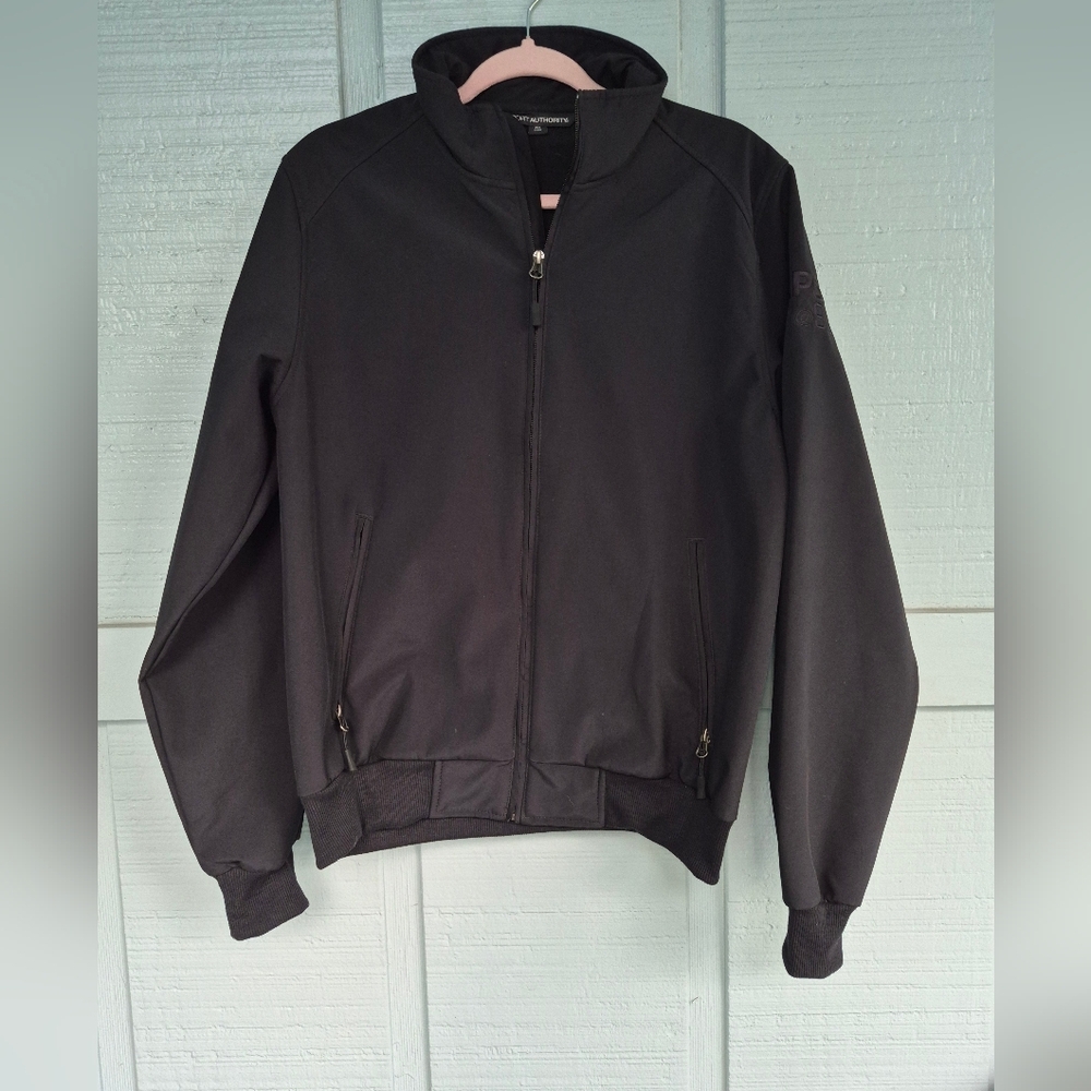 Port Authority J377 Black Jacket Womans M Banded Bottom & Cuffs Zip Front RPO@90